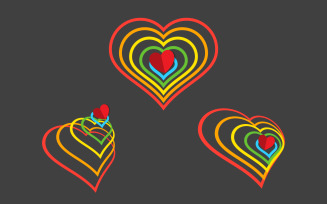 World heart day event medical vector illustration design template v.2