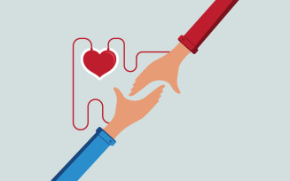 World heart day healthy hospital event medical vector illustration design template v.12