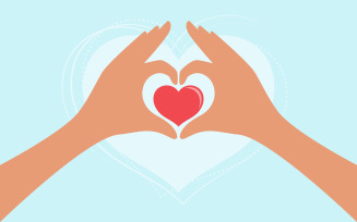 World heart day healthy hospital event medical vector illustration design template v.1