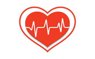 World heart day healthy hospital event medical vector illustration design template v.8