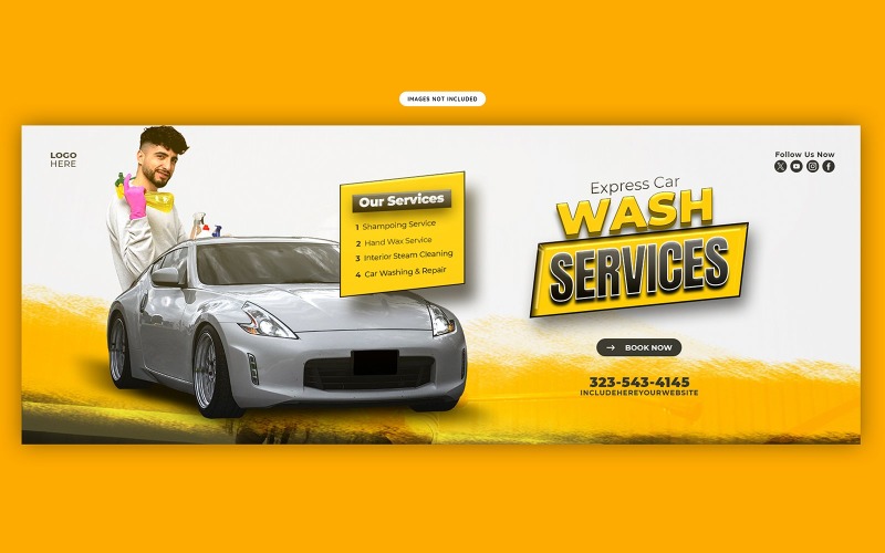 Car Wash Social Media Template