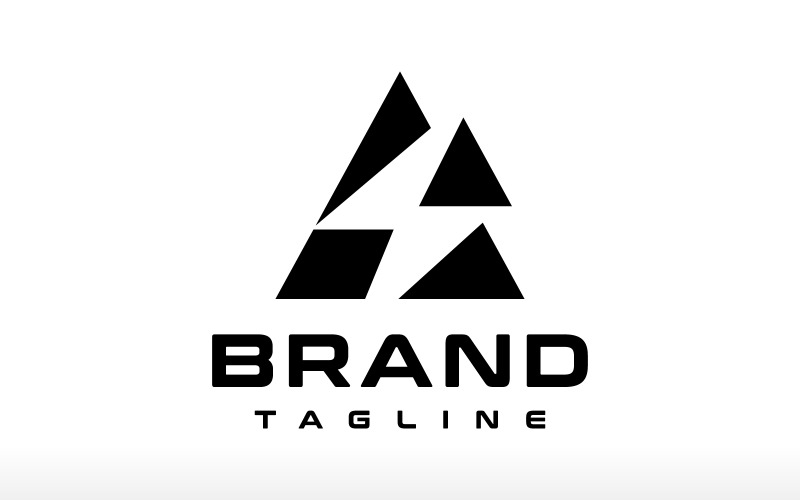 Letter A Logo Spark Bolt Logo Design Flash Logo Lightening Logo Fashion Logo Logo Template