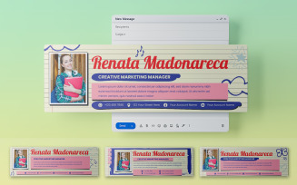 Playful Email Signature Template