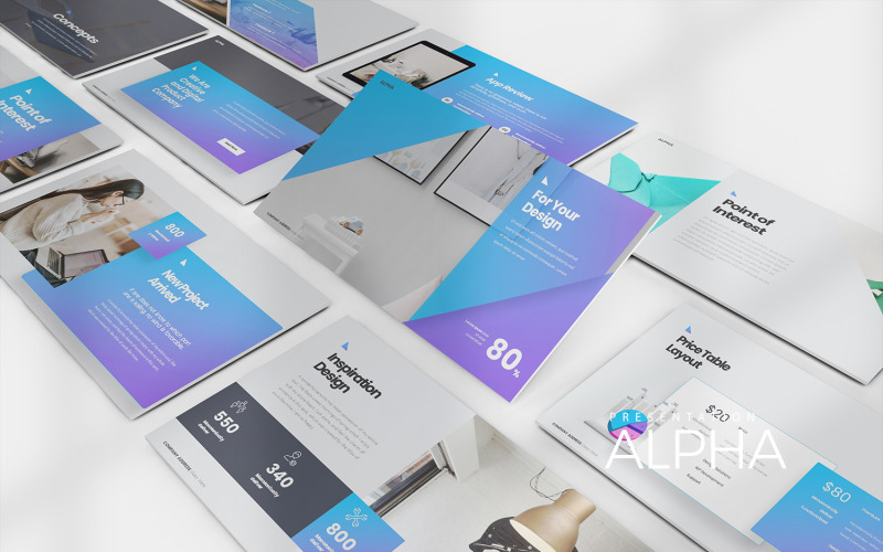 Alpha Powerpoint Presentation PowerPoint Template