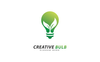 Creative Bulb logo concept vector. Creative Technology Logo design concept 13