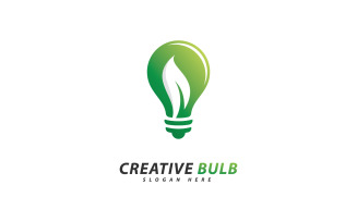 Creative Bulb logo concept vector. Creative Technology Logo design concept 5