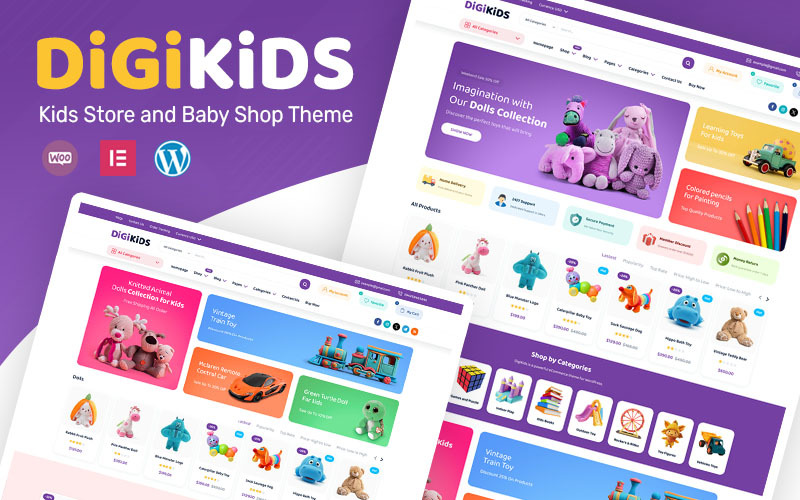 Digikids - Kids Store and Baby Shop Theme WooCommerce Theme