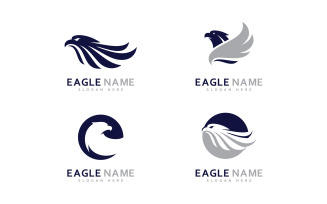 Eagle Logo Design Vector Eagle wings vector symbol Template illustration 14