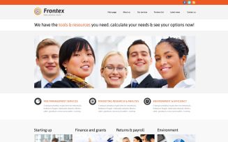 Business & Services Responsive WordPress Theme