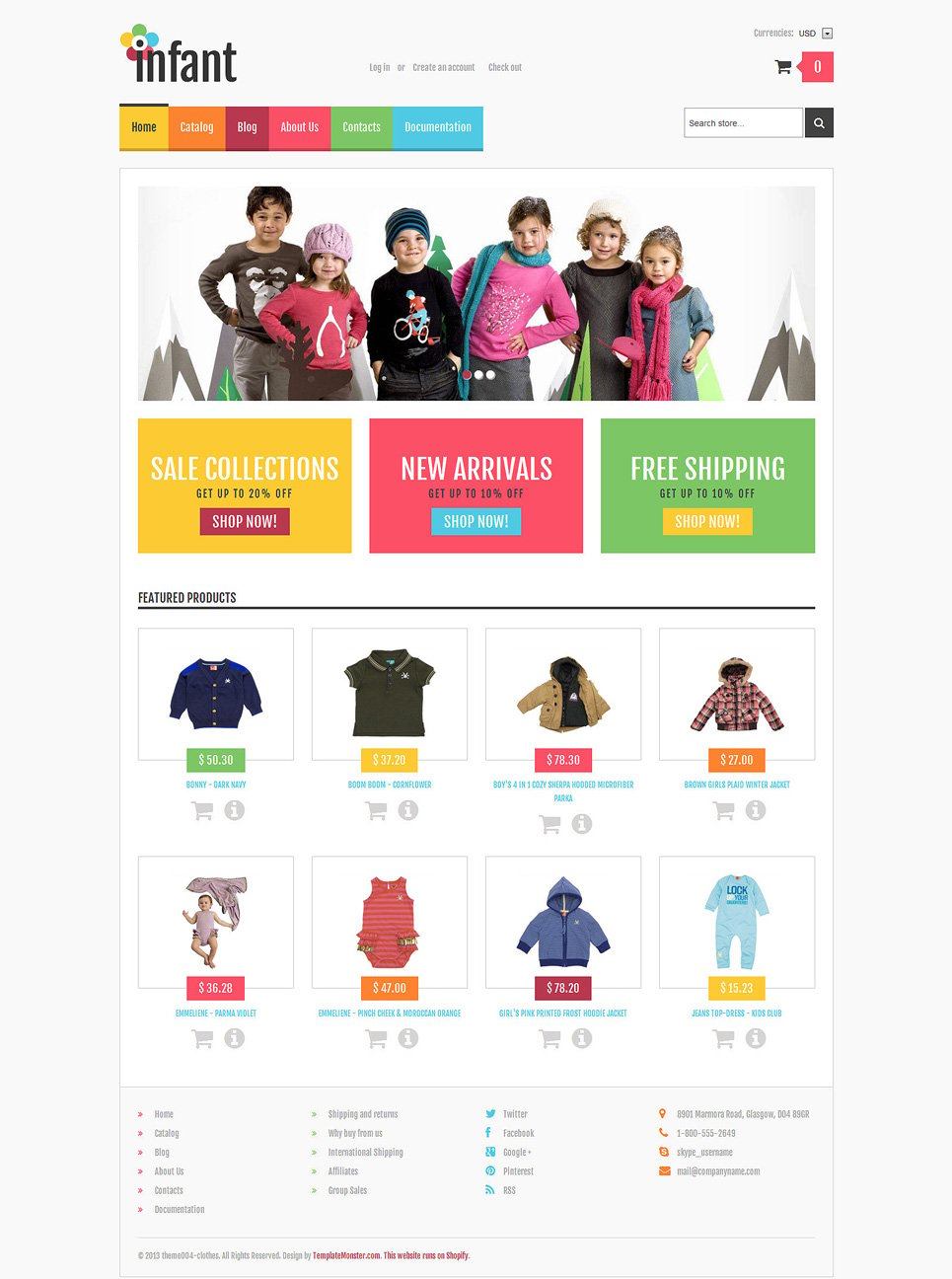 Newborn Responsive Shopify Theme New Screenshots BIG