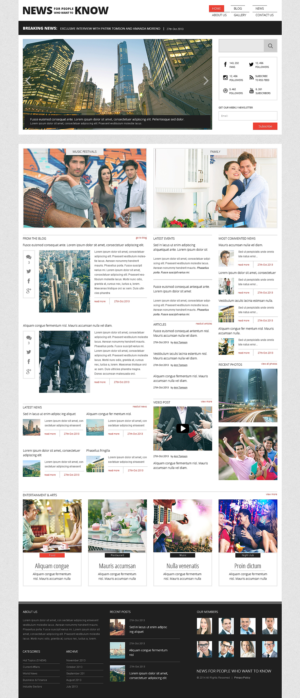 News Portal Responsive WordPress Theme New Screenshots BIG
