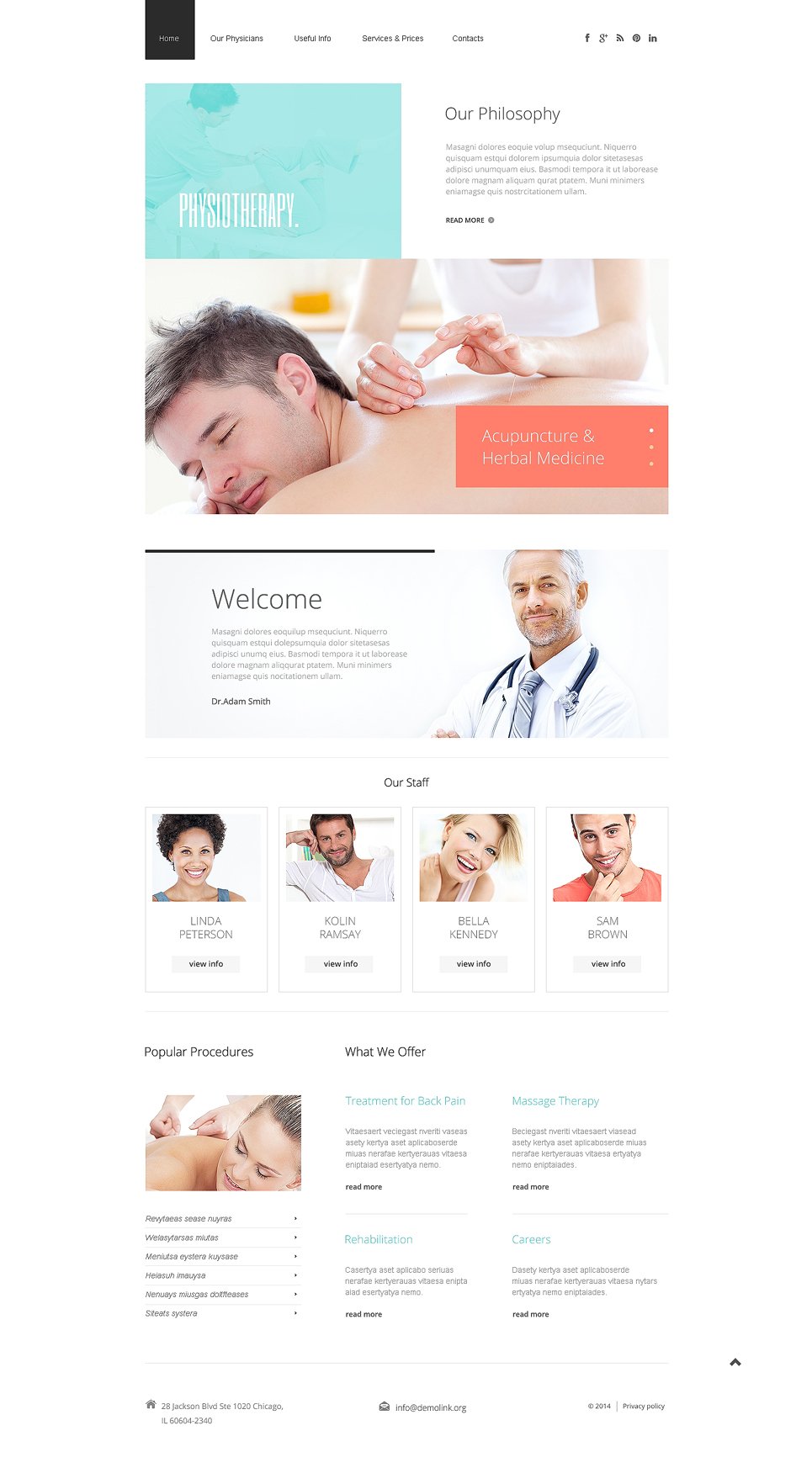 Rehabilitation Responsive Website Template New Screenshots BIG