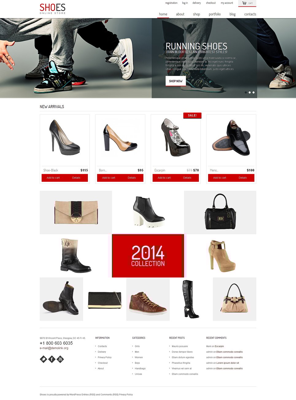Shoe Store Responsive WooCommerce Theme New Screenshots BIG