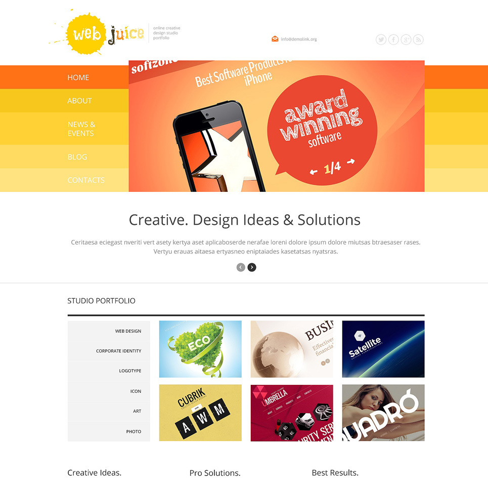 Stock Photo Responsive WordPress Template Big Screenshot Stock Photo Responsive WordPress Theme New Screenshots BIG