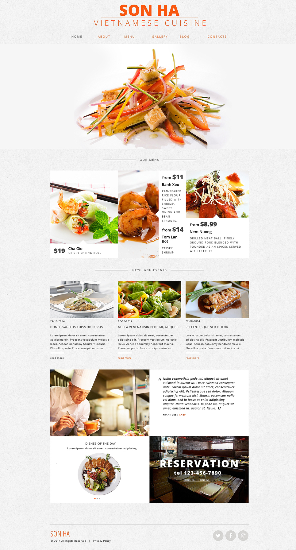 Vietnamese Restaurant Responsive Website Template New Screenshots BIG