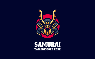 Samurai Simple Mascot Logo