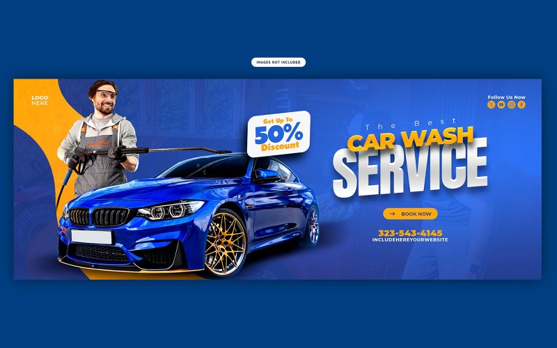 Car Wash Social Media Template
