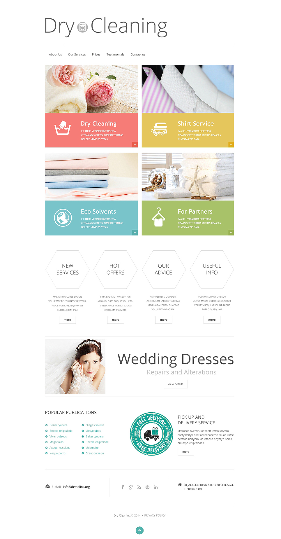 Cleaning Responsive Website Template New Screenshots BIG