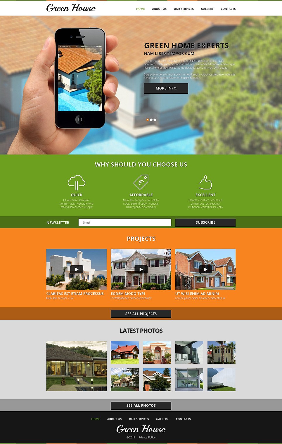 Construction Company Responsive Website Template New Screenshots BIG