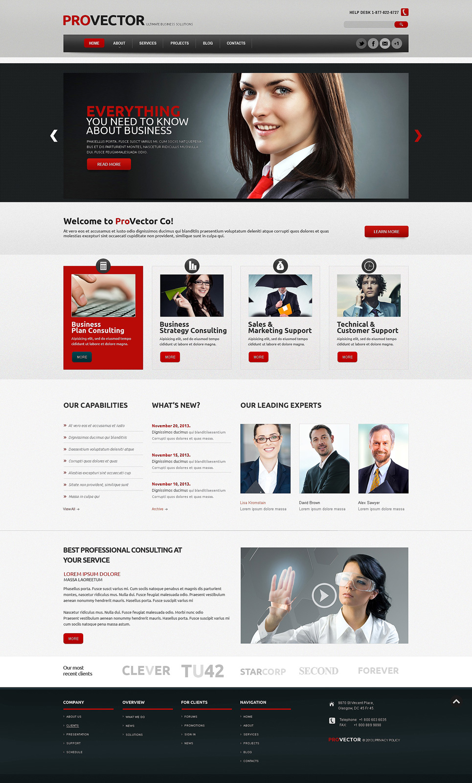 Financial Advisor Responsive WordPress Theme New Screenshots BIG