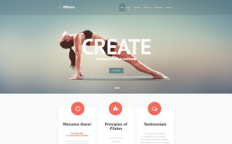 Fitness Responsive Website Template