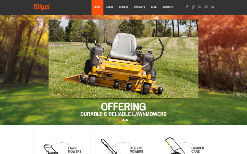 Landscape Design Responsive WordPress Theme