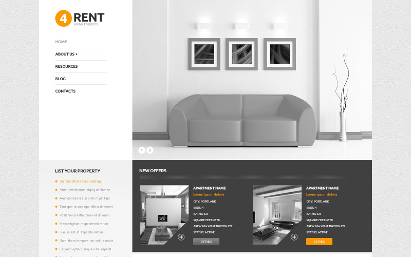 Real Estate Agency Responsive WordPress Theme