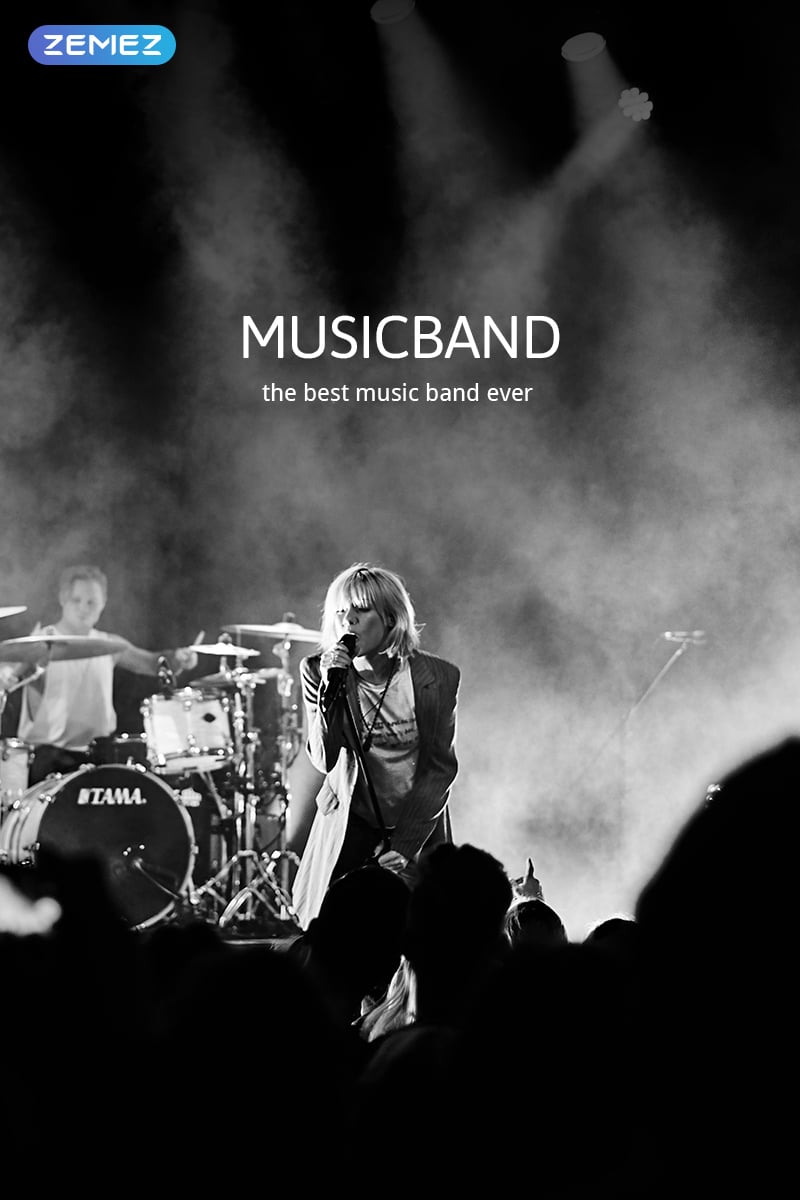 Responsive Musicband - Music Band Stylish Joomla #47851 - Ekran resmi