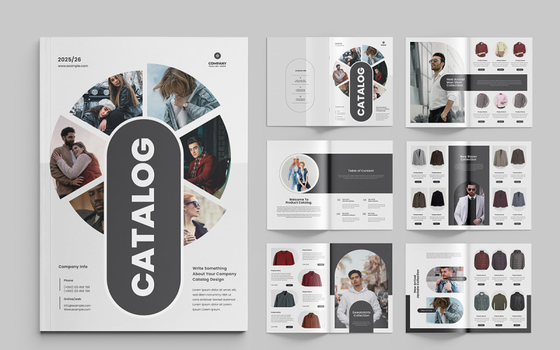 Catalog Template Fashion Catalogue Magazine Template