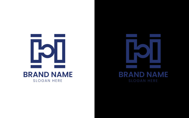 Letter H medicine logo-689 Logo Template