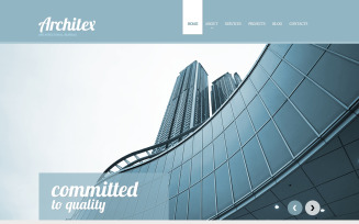 Construction Company Responsive Website Template