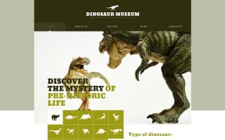 Dinosaur Museum Joomla Template