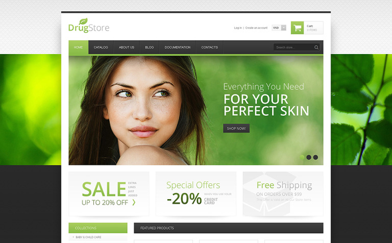 Drug Store Responsive Shopify Theme Big Screenshot Drug Store Responsive Shopify Theme New Screenshots BIG