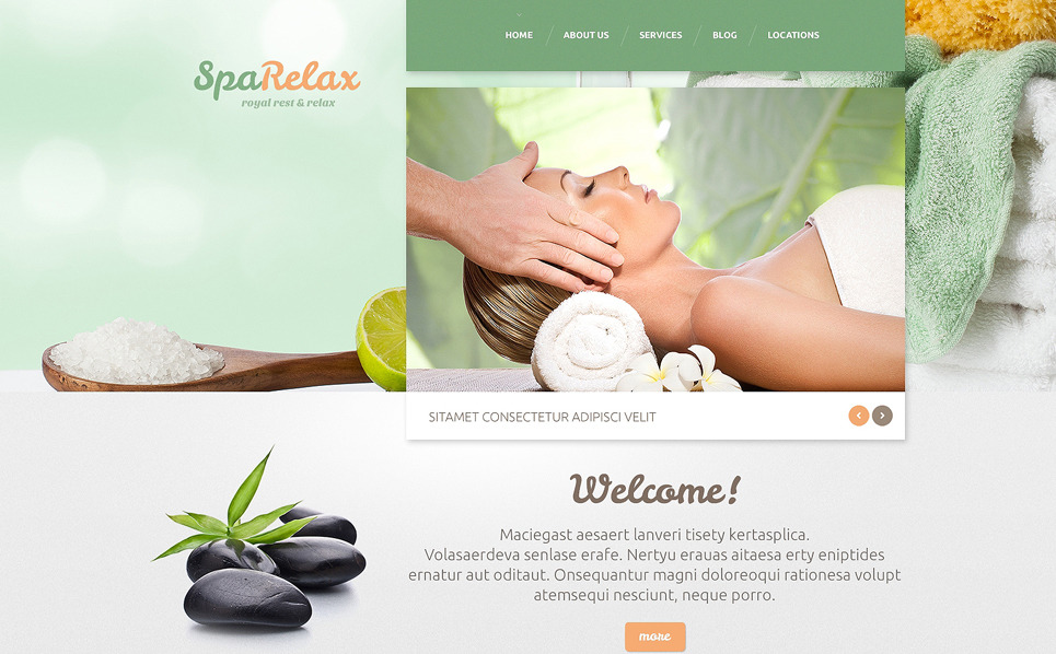 Spa salon WordPress Theme #47994