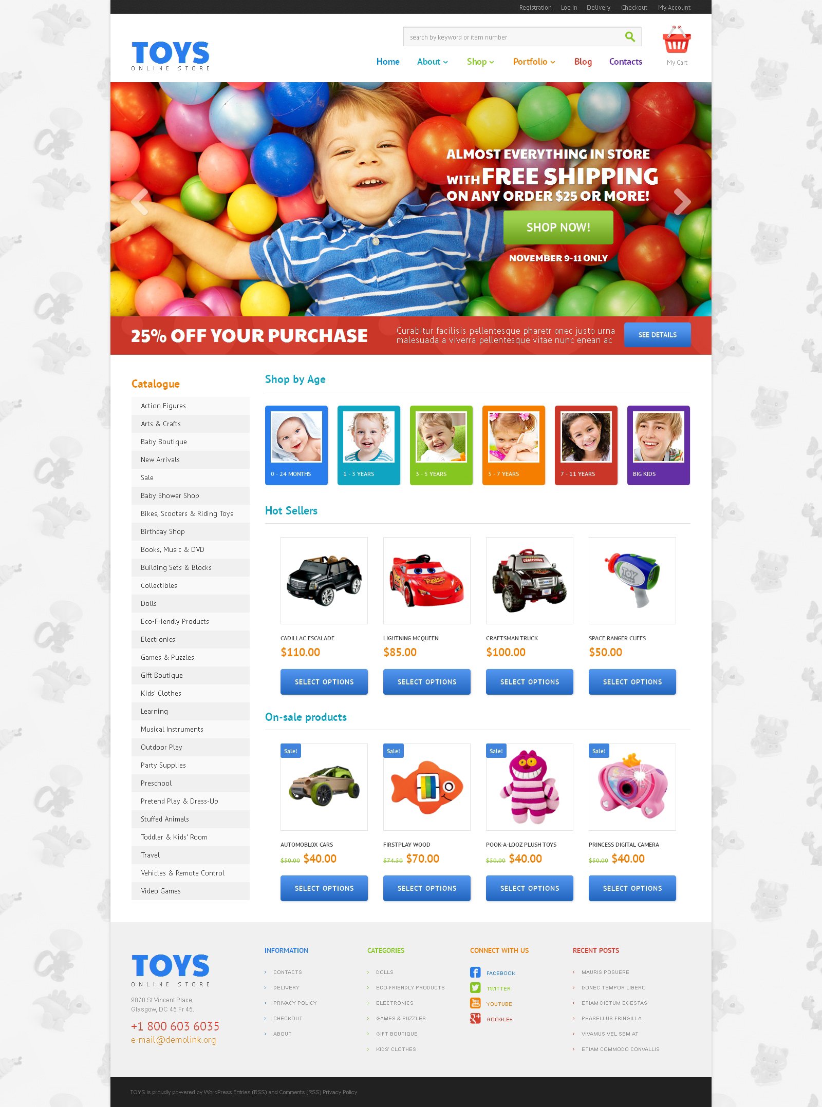 online toy store