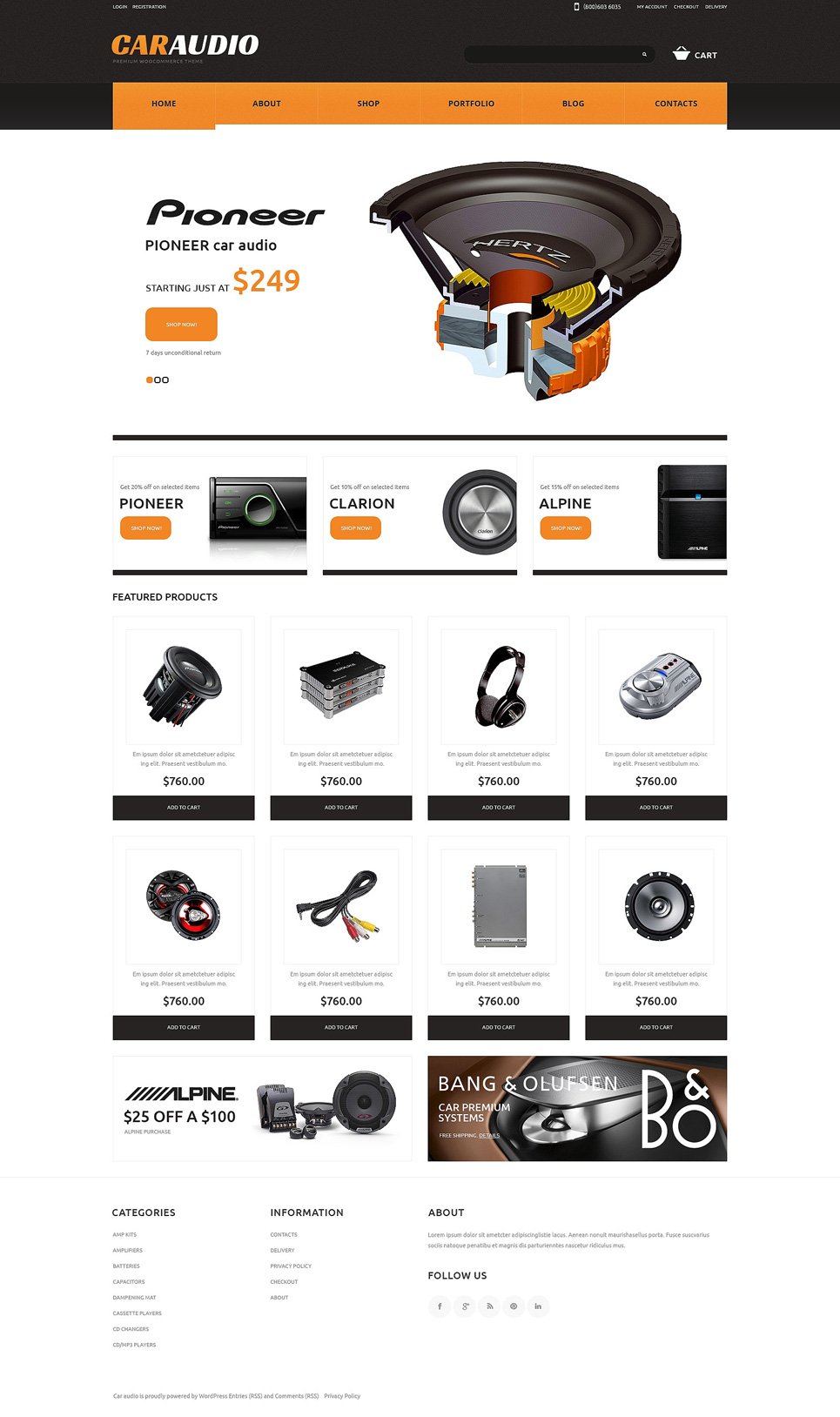 Auto Towing Responsive WooCommerce Theme New Screenshots BIG