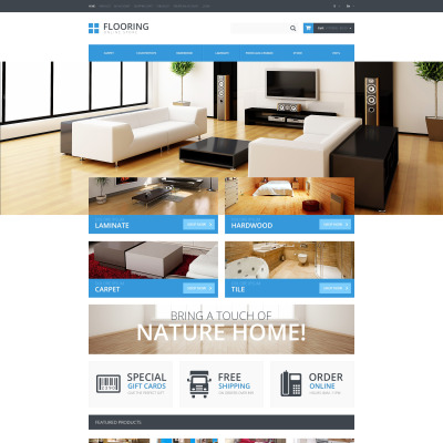 Flooring Responsive OpenCart Template