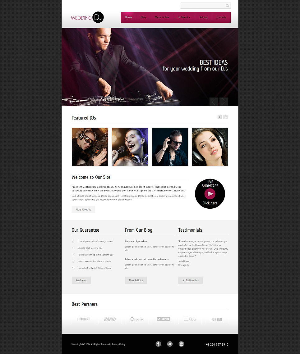 Personal Page Drupal Template New Screenshots BIG
