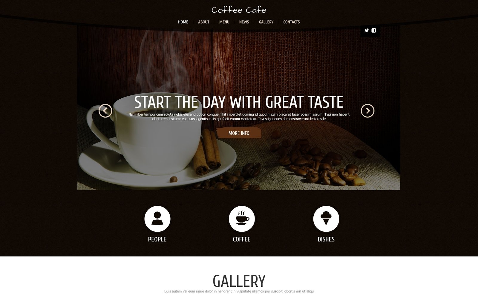 Reszponzív Coffee for Freshness Joomla sablon 48085