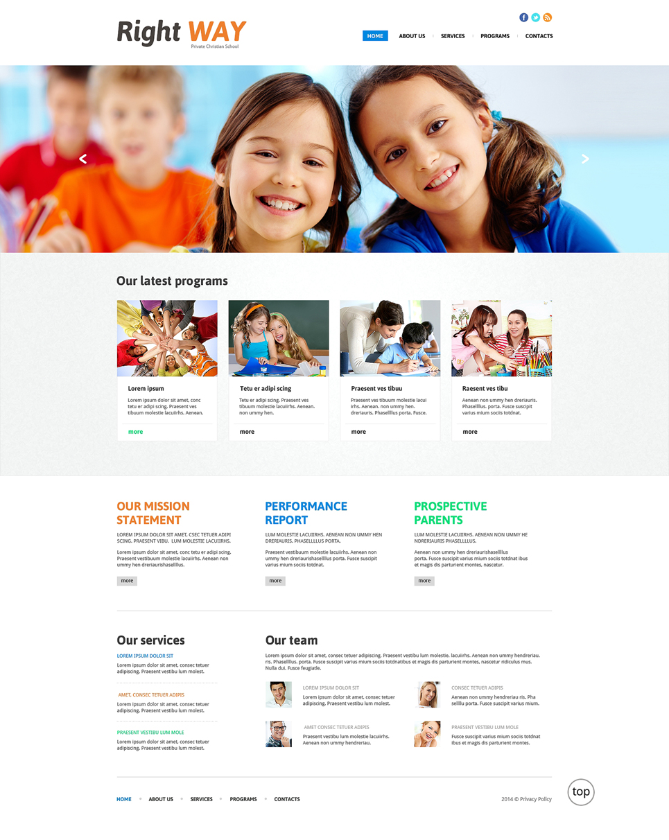 Christian Responsive Website Template New Screenshots BIG