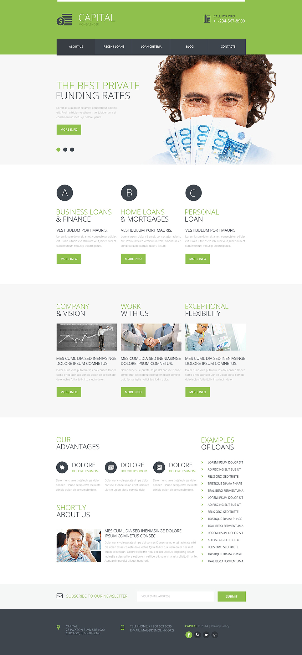 Financial Advisor Responsive Website Template New Screenshots BIG