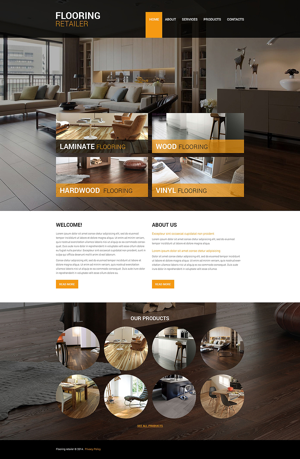 Flooring Responsive Website Template New Screenshots BIG
