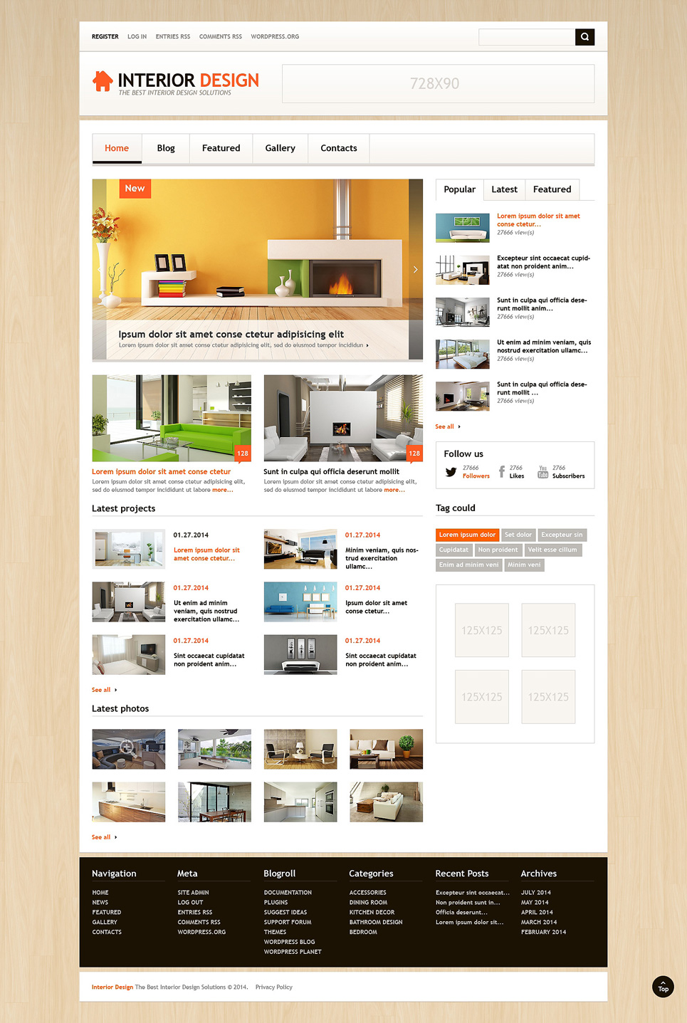 Home Decor Responsive WordPress Theme New Screenshots BIG