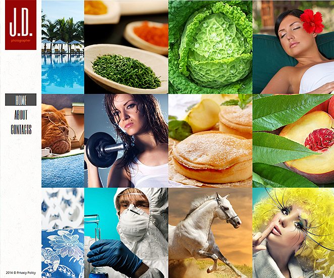 Photographer Portfolio Photo Gallery Template New Screenshots BIG