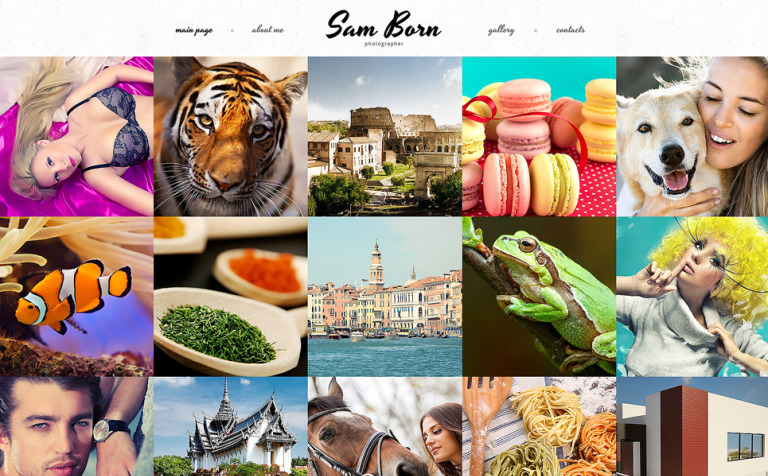 Photographer Portfolio Responsive Website Theme Big Screenshot Photographer Portfolio Responsive Website Template New Screenshots BIG