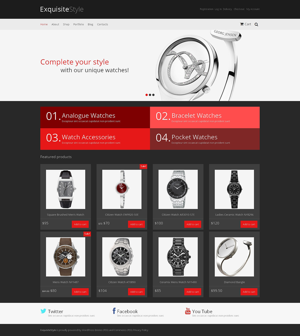 Watches Responsive WooCommerce Theme New Screenshots BIG