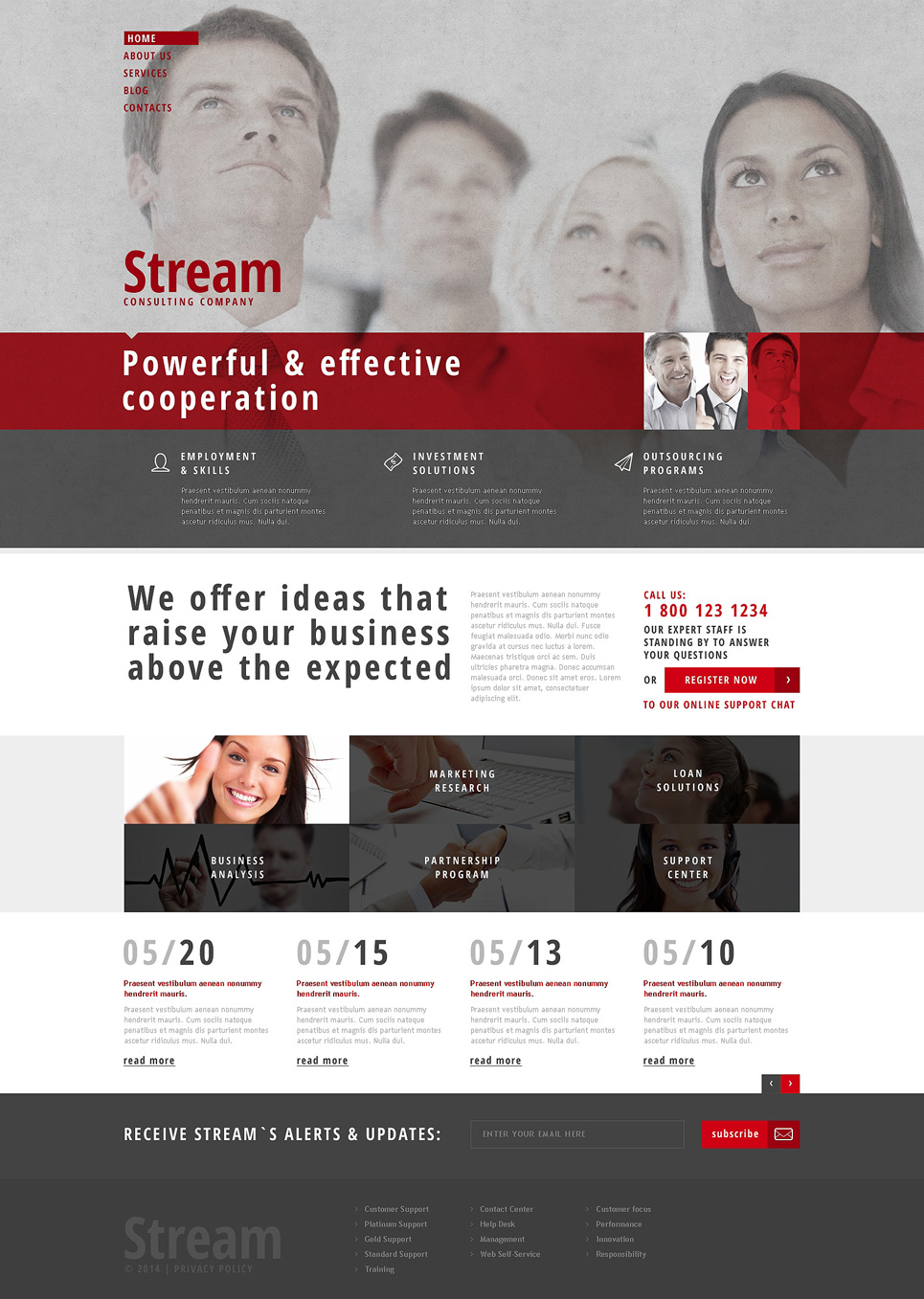 Consulting Responsive WordPress Theme New Screenshots BIG