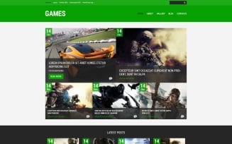 Game Portal Responsive WordPress Theme