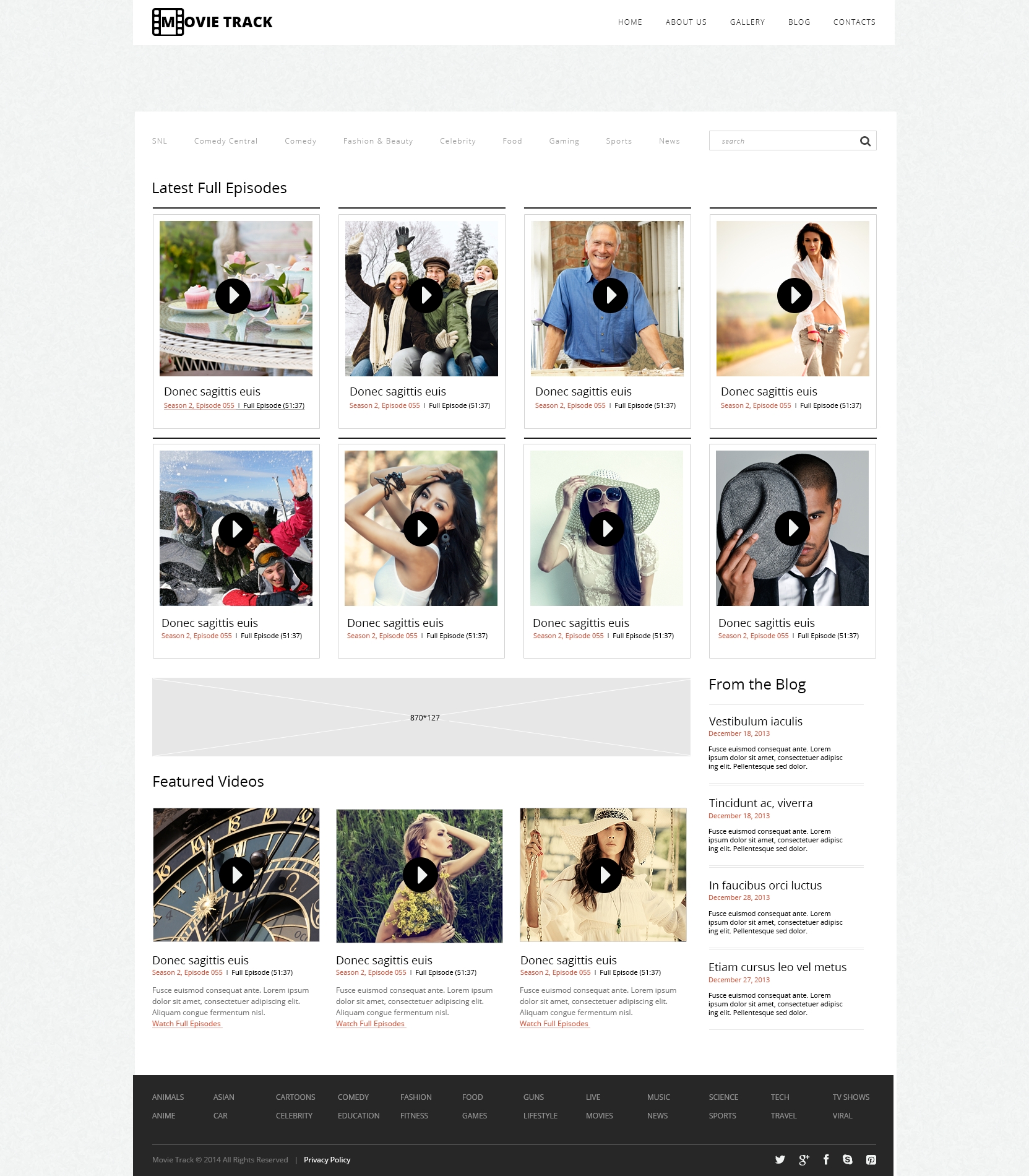 Music Responsive WordPress Theme - screenshot
