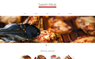 Steakhouse Responsive Website Template